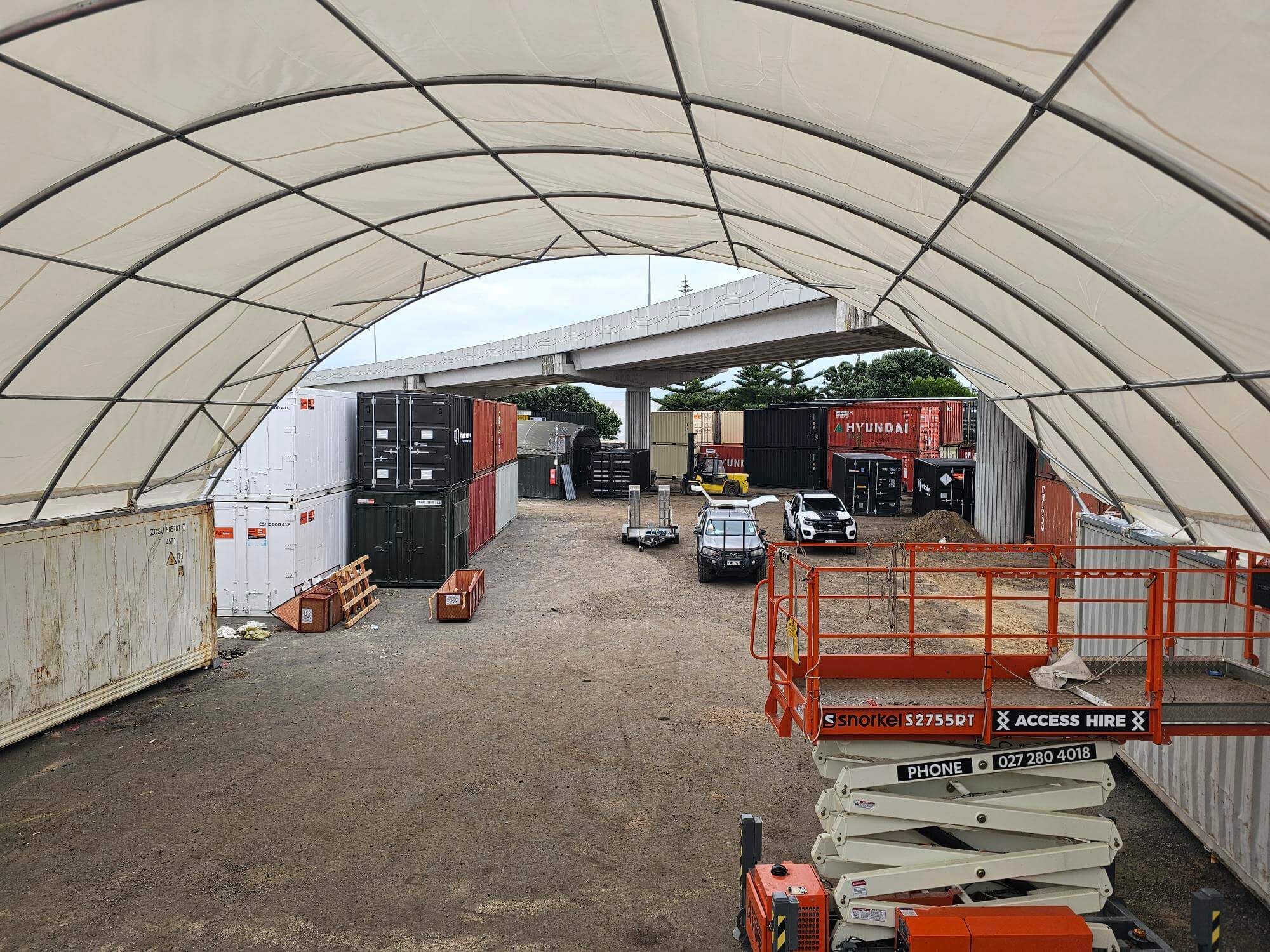 Mates band together to build weatherproof shipping container workshop