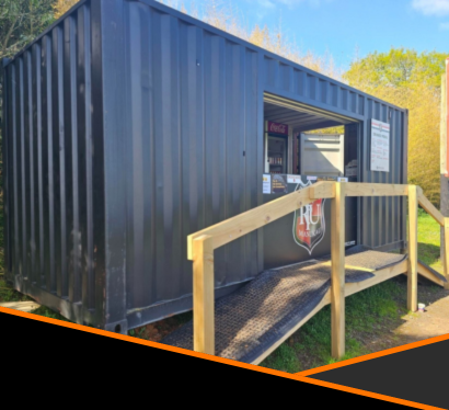 Modified container van