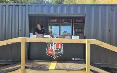 Shipping containers serve more than kai at Counties Manukau Rugby
