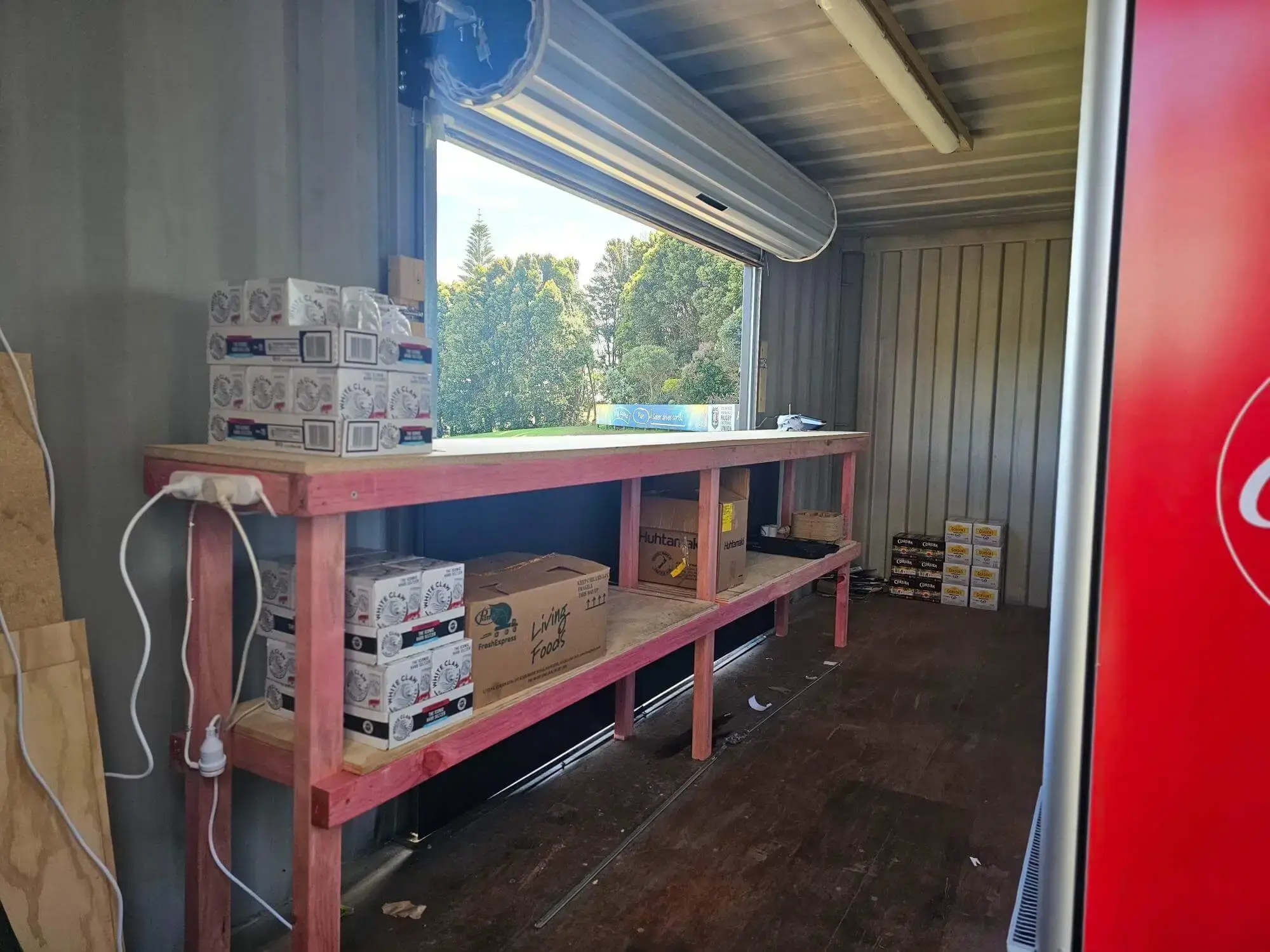 Shipping containers serve more than kai at Counties Manukau Rugby