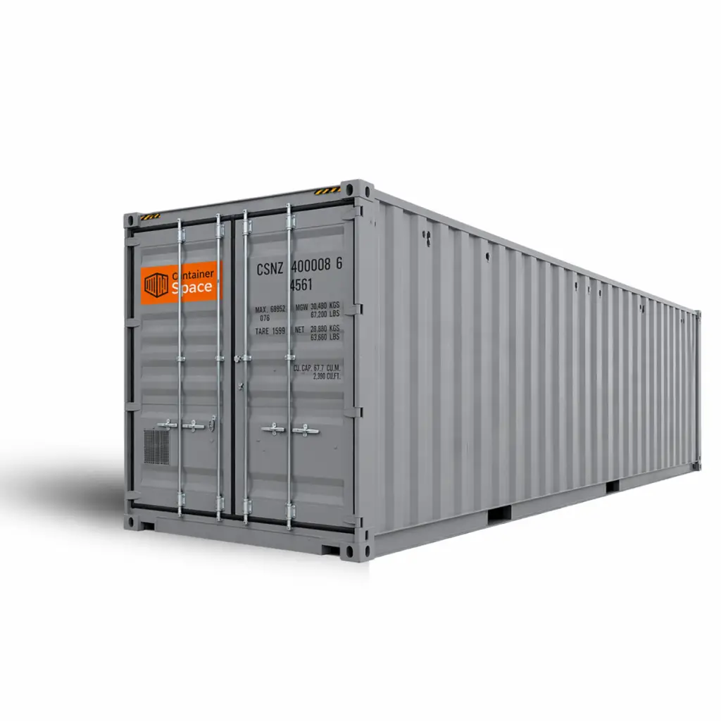 40ft shipping container for sale - grey