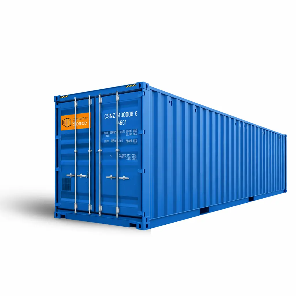 40ft shipping container for sale - blue