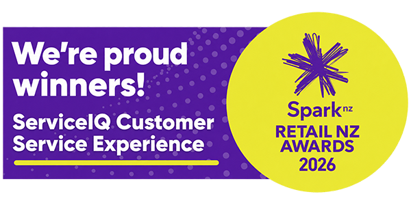 Spark Retail NZ Awards 2026 winners badge